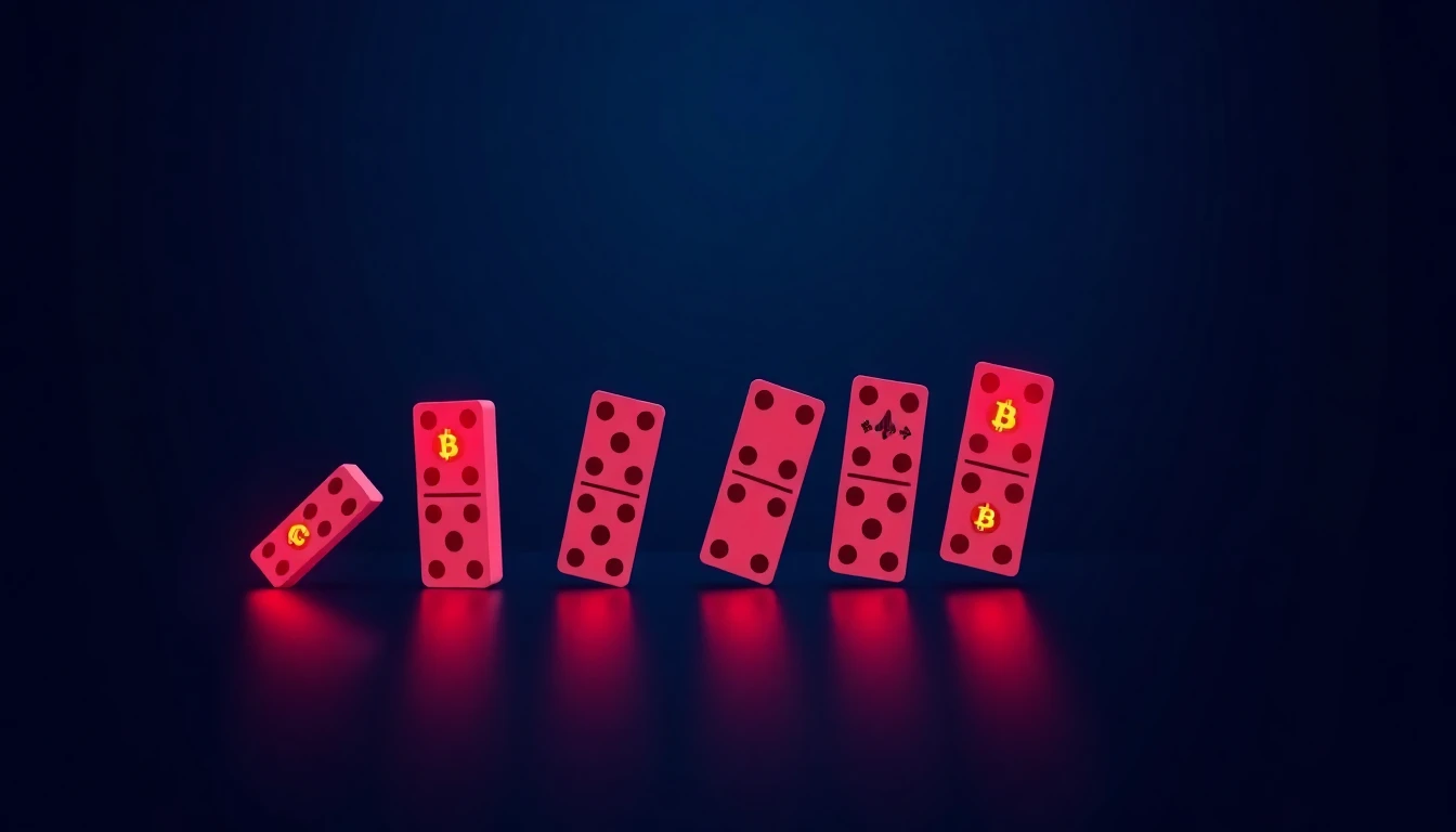 Liquidation cascade - domino effect of forced closures